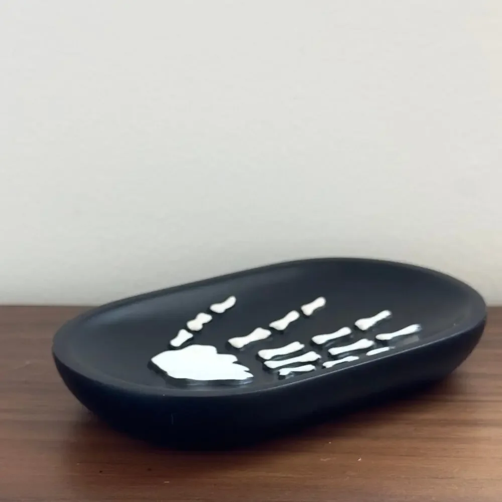 NWT: Hyde and Eek Boutique - Skeleton Hand Halloween Soap Dish Jewelry Tray